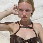 La Plage Necklace Brass