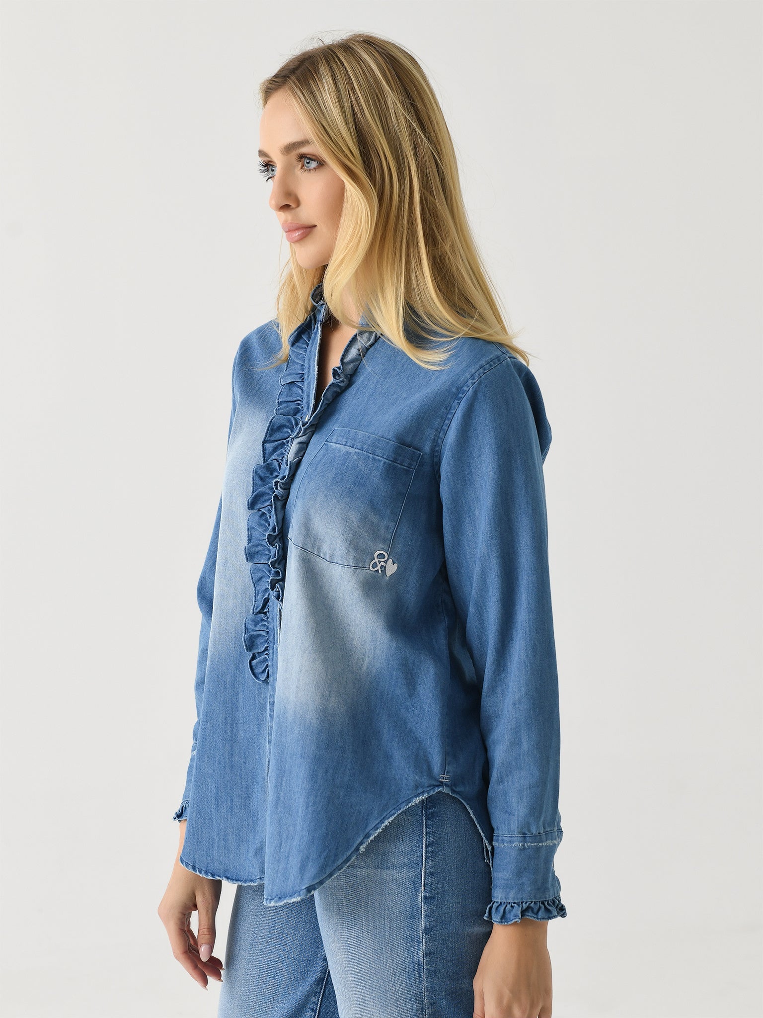 Molly Denim Shirt Blue Denim