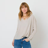 Kerri Rosenthal Camille V-Neck Sweater