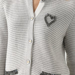 Willie Cardigan Silver Fox