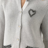 Willie Cardigan Silver Fox