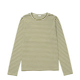 The Modern Long Olive/Cream Ministripe