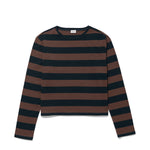 The Venice Long Sleeve Coffee/Navy