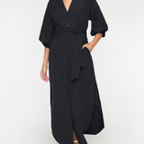 The Kate Maxi Dress Black Onyx