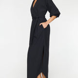 The Kate Maxi Dress Black Onyx