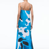 Laura Linen Dress Blue Haze