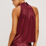 Leah Blouse Garnet