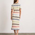 Leighton Dress Cream Multi