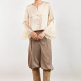 Darlin Lace Trim Blouse