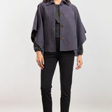 Bowie Poncho Cape Navy