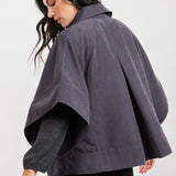 Bowie Poncho Cape Navy