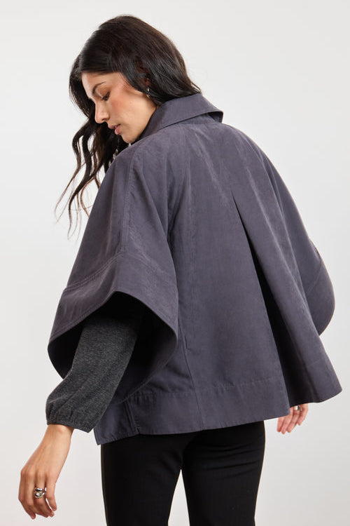 Bowie Poncho Cape Navy