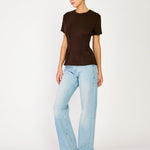 Coen Short Sleeve Top Coco Brown