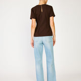 Coen Short Sleeve Top Coco Brown