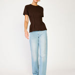 Coen Short Sleeve Top Coco Brown