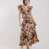 Nolan Skirt Aster Harvest Print