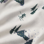 Gisele Printed RLX Short PJ Set Ski Chalet Ivory/Pine