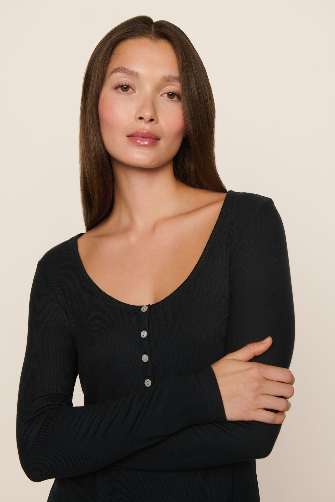 DREAM RIB LS HENLEY