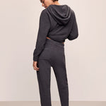 Recycled Boucle Hoodie Graphite
