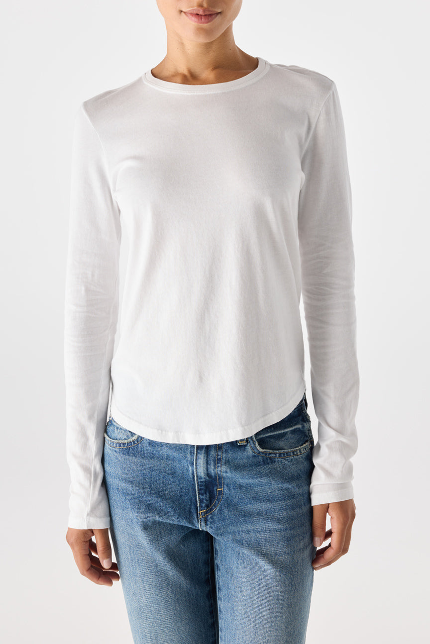 Quinn Basic Longsleeve White