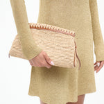 Maude Convertible Clutch Natural/Tan