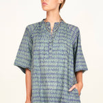 Faro Short Dress in Lagoon Minnow