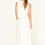 Cerritos Top in White Box Stitch