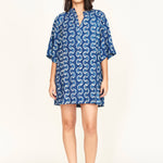 Faro Short Dress in Indigo Orchard Road