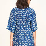 Faro Short Dress in Indigo Orchard Road
