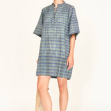 Faro Short Dress in Lagoon Minnow