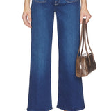 Patch Pocket Mid Rise Maven Ankle Dark Wash Cocktail Hour