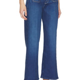 Patch Pocket Mid Rise Maven Ankle Dark Wash Cocktail Hour