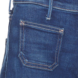 Patch Pocket Mid Rise Maven Ankle Dark Wash Cocktail Hour