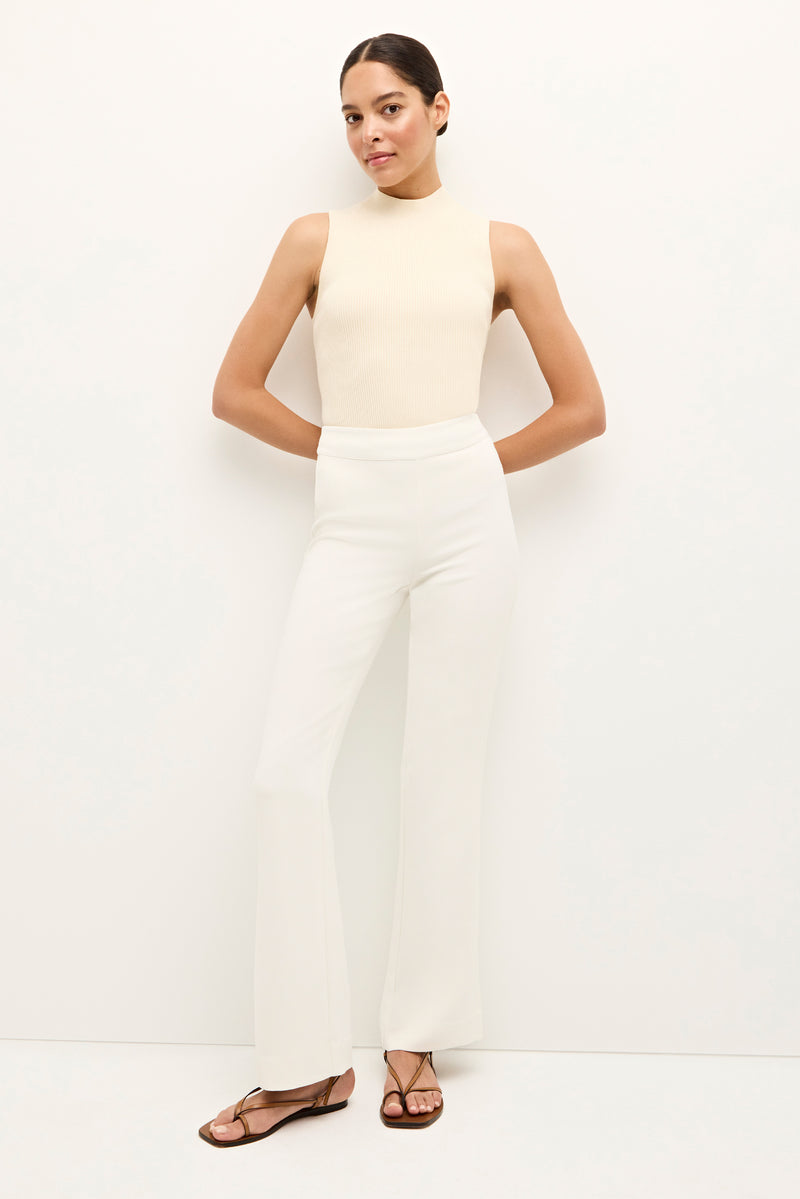 Mia Slim Pant Bone