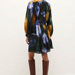 Vera Silk Mini Dress Perigold