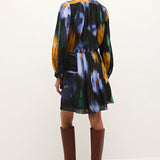 Vera Silk Mini Dress Perigold