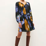 Vera Silk Mini Dress Perigold