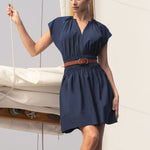 Mina Short Dress Navy
