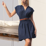 Mina Short Dress Navy