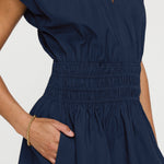 Mina Short Dress Navy