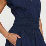 Mina Short Dress Navy