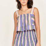 Monaco Tank in Carnival Stripe