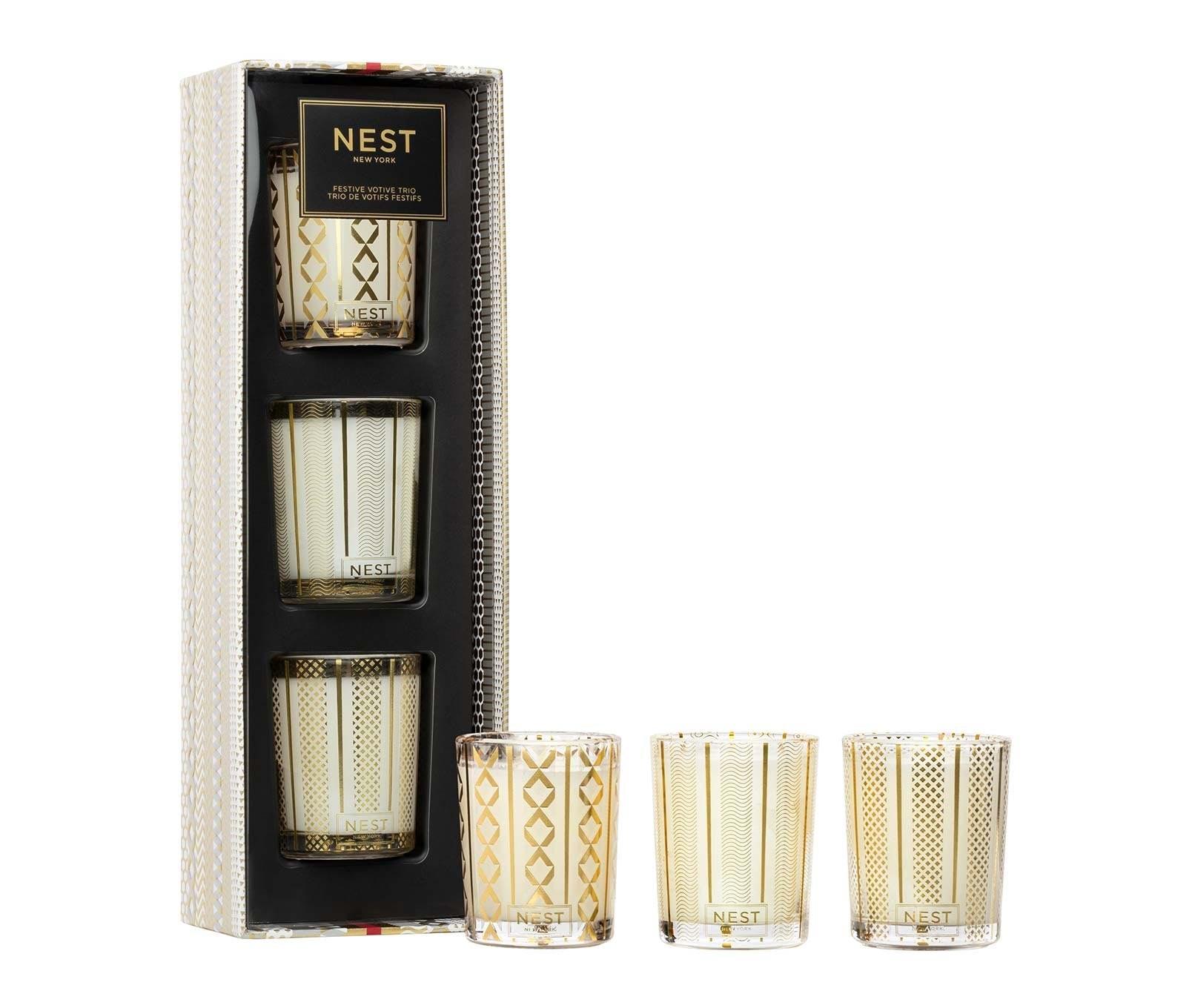 Festive Votive Candle Trio Set
