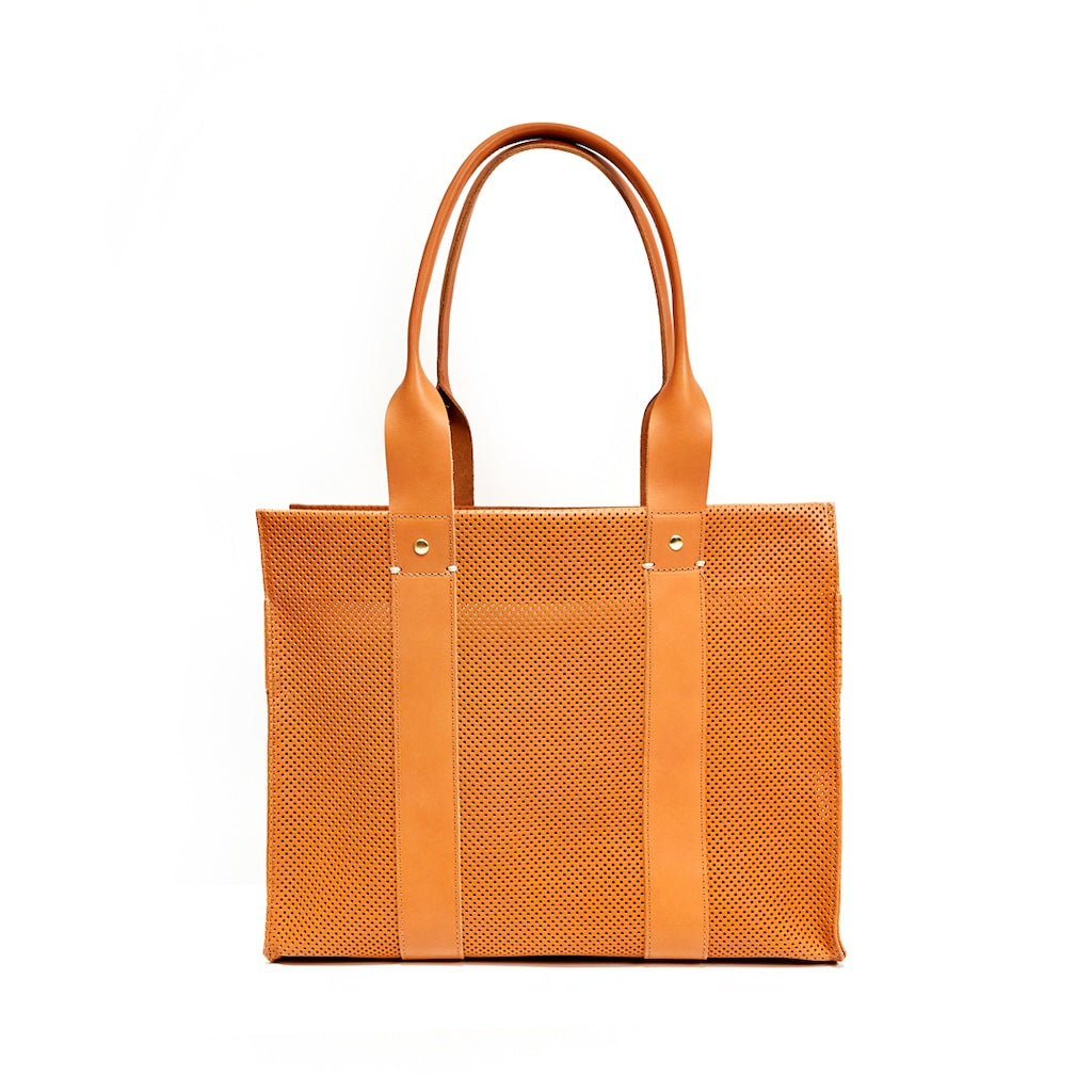 Clare V. Noemie Tote Cuoio Perf