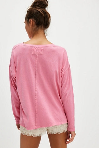 Nina Long Sleeve Tee Flowering Ginger Pink