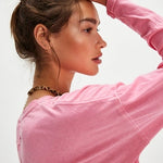 Nina Long Sleeve Tee Flowering Ginger Pink