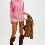 Nina Long Sleeve Tee Flowering Ginger Pink