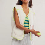 Mountain High Vest in Ivory