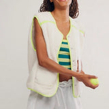 Mountain High Vest in Ivory