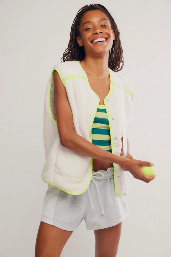 Mountain High Vest in Ivory